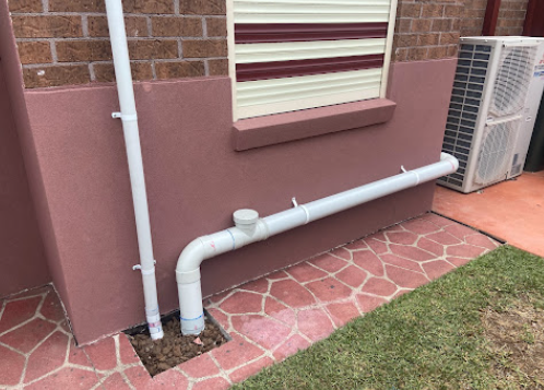 PVC drainage and plumbing work